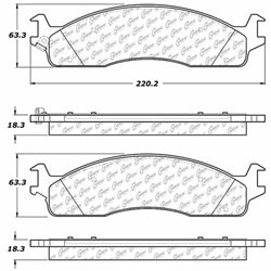 D0965S Heavy Duty Brake Pad - Dodge