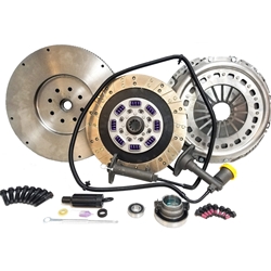 05-124CK.5FA Stage 5 Ultimate FeramAlloy Solid Flywheel Conversion Clutch Kit: Dodge Ram 2500, 3500, 4500, and 5500 G56 6 Speed Transmission - 13 in.