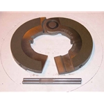 SCB2-1.75L Clutch Brake: For Eaton Fuller or Lipe style clutches - Hinged 2 Pc - 1-3/4 in. input shaft