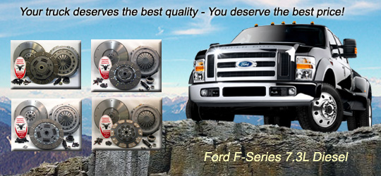 Heavy Duty clutch Kits for Ford 7.3L Diesel from Phoenix Friction Products.