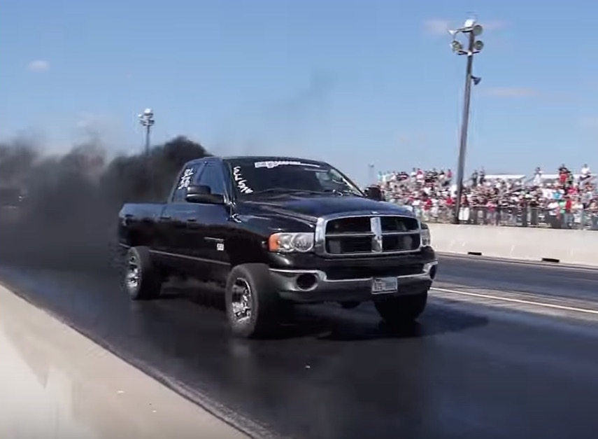 Dodge diesel race truck