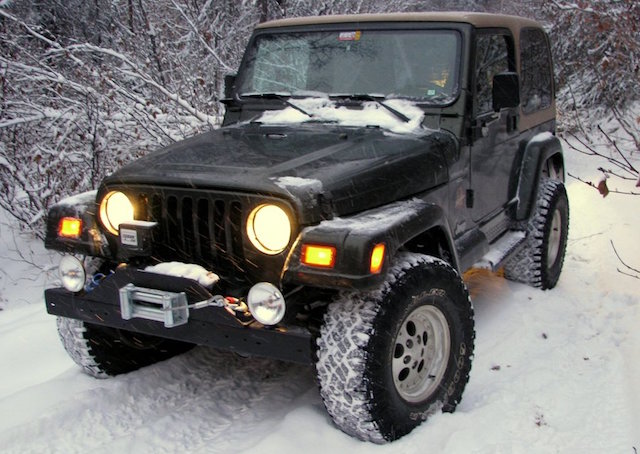 Wrangler TJ snow