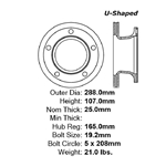 Mitsubishi Fuso Medium Duty Truck Brake Rotors | Phoenix Friction