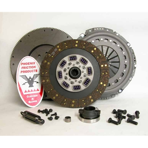 Stage 2 Heavy Duty Organic 13 inch Upgrade Clutch Kit with Flywheel - Dodge Ram 5.9L Diesel 1998 - 2005