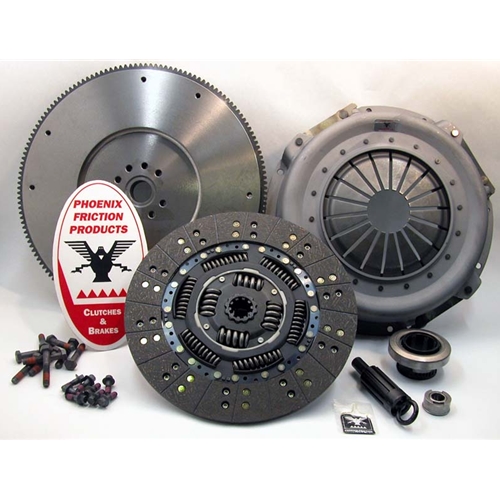 Solid Flywheel Replacement Clutch Kit and Flywheel - Ford 7.3L IDI Turbo Diesel 1993 - 1994