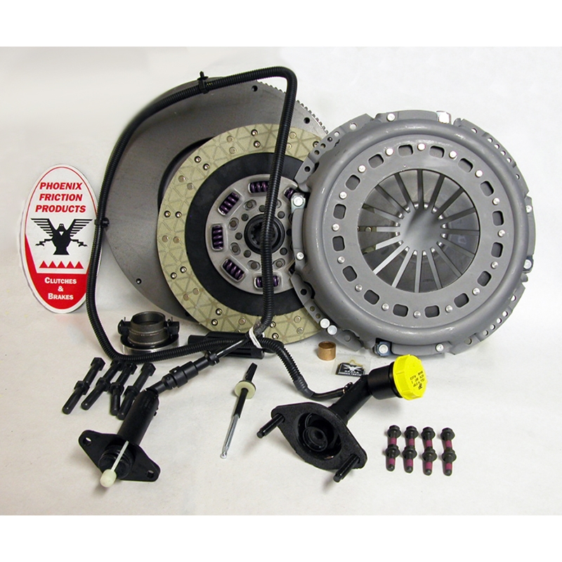 Stage 3 Heavy Duty Kevlar/Ceramic Solid Flywheel Conversion Clutch Kit - Dodge, Ram 5.9L 6.7L Turbo Diesel G56 6 Speed 2005 - 2014