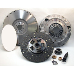 04-049iF Clutch Kit including Flywheel: Bel Air Biscayne Cutlass 442 Impala C10 C20 C30 C1500 C2500 C3500 Grand Prix GTO - 11 in.