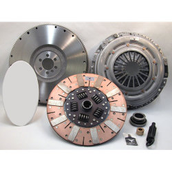 04-064iF.2DF Stage 2 Dual Friction Clutch Kit including Flywheel: GM Pickups, SUVs, & Van - 12 in.