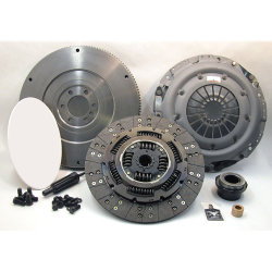 04-154iF Clutch Kit including Solid Flywheel: GM 6.5L Diesel Pickups, SUVs, and Vans - 12 in.