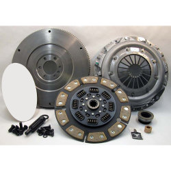 04-163CK.3C Stage 3 Ceramic Solid Flywheel Conversion Clutch Kit: GM 6.5L Diesel Pickups & SUVs - 12 in.