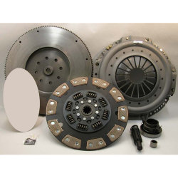 05-092iF.3C Stage 3 Ceramic Clutch Kit including Flywheel: Dodge 5.9L Diesel, Ram 2500, 3500, NV4500HD, 5 Speed - 12-1/4 in.