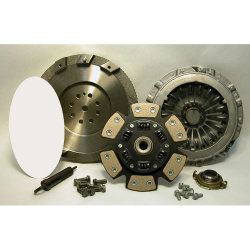 05-222CK.3C Stage 3 Ceramic Solid Flywheel Conversion Clutch Kit: Hyundai Tiburon 2.7L - 8-7/8 in.