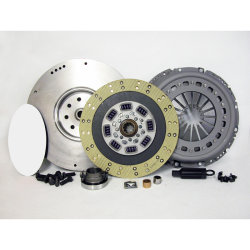 05-501CK.2K Stage 2 Kevlar Clutch 13 in. Upgrade Kit including Flywheel: Dodge Ram 2500, 3500 5.9L Cummins Diesel, NV4500 5 Speed- 13 in.