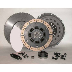 05-501CK.3C Stage 3 Ceramic Clutch 13 in. Upgrade Kit including Flywheel: Dodge Ram 2500, 3500 5.9L Cummins Diesel, NV4500 5 Speed