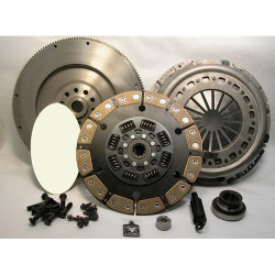 07-154CK.3C Stage 3 Ceramic Solid Flywheel Conversion Clutch Kit: Ford 7.3L Powerstroke Diesel F250 F350 F450 Pickup - 13 in.