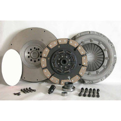 07-501CK.3C Stage 3 Ceramic Solid Flywheel Conversion Clutch Kit: Ford 7.3L Powerstroke Diesel F250 F350 F450 Pickup - 13 in.