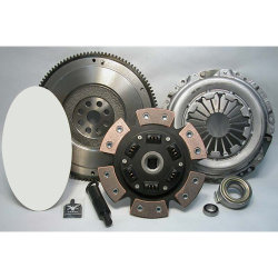 08-026iF.3C Stage 3 Ceramic Clutch Kit including Flywheel: Acura Integra, Honda Civic Del Sol, Civic Si, CR-V - 8-5/8 in.