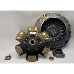 15-102.2K Stage 2 Kevlar Button Clutch Kit: Subaru Impreza, Impreza WRX-STi - 9-1/2 in.