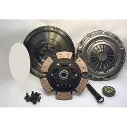 17-204CK.3C Stage 3 Ceramic Solid Flywheel Conversion Clutch Kit: VW Beetle, Golf, Jetta - 8-7/8 in.