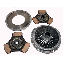 104200-1 New Eaton Fuller 14.4 in. Pull-Type Diaphragm 2 Plate x 1-3/4 in. Spline 3 Ceramic Super Button Clutch Set