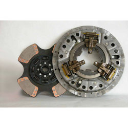 107621-1 New Spicer Style 14 in. (350mm) Angle Ring 1-1/2 in. Spline 4 Ceramic Super Button Clutch Set