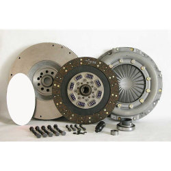 07-501CK.3 Stage 3 Extra Heavy Duty Organic Solid Flywheel Conversion Clutch Kit: Ford 7.3L Powerstroke Diesel F250 F350 F450 Pickup - 13 in.