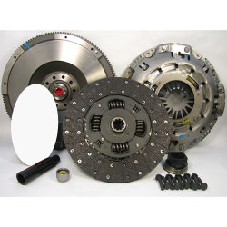 07-503iFA Clutch Kit includes Solid Flywheel: Ford 6.4L Powerstroke Diesel F250 F350 F450 F550 Super Duty - 13 in.