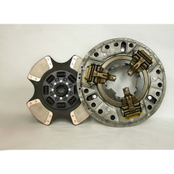 107350-1A New Spicer Style 14 in. (350mm) Angle Ring 1-3/4 in. Spline 4 Ceramic Super Button Hino Clutch Set