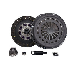 07-153.2 Stage 2 Heavy Duty Organic Clutch Kit: Ford 7.3L Powerstroke Diesel F250 F350 F450 F550 Super Duty Pickup - 13 in.