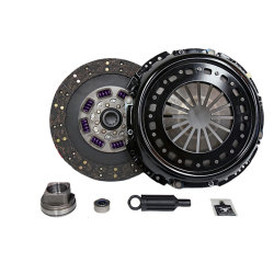 07-153.3 Stage 3 Extra Heavy Duty Organic Clutch Kit: Ford 7.3L Powerstroke Diesel F250 F350 F450 F550 Super Duty Pickup - 13 in.