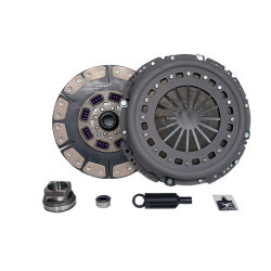 07-153.4C Stage 4 Heavy Duty Ceramic Clutch Kit: Ford 7.3L Powerstroke Diesel F250 F350 F450 F550 Super Duty Pickup - 13 in.