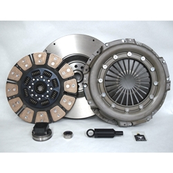 07-113iF.3C Stage 3 Ceramic Clutch Kit and Flywheel: Ford 7.3L Powerstroke Diesel F250, F350, F450, F550, Super Duty Pickup - 13 in.