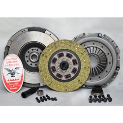 07-503iF.2K Stage 2 Kevlar Clutch Kit includes Solid Flywheel: Ford 6.0L Powerstroke Diesel F250 F350 F450 F550 Super Duty - 13 in.