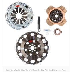 08951P4FW Exedy Stage 2 Ceramic 4 Paddle Racing Clutch and Flywheel Kit: Acura RSX Type S, Honda Civic Si - 215mm