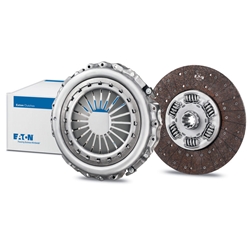 104489CL New Eaton 17 in. DTNA DT12 Single Plate 1850 lbs.ft. Clutch Set: 2 in. 18 Spline Organic