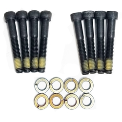 CRP228K: 8 piece Clutch Mounting Bolt & Washer Kit: 3/8"-16 x 2-1/2" Grade 8 Socket Head Screw with Nylon Threadlock