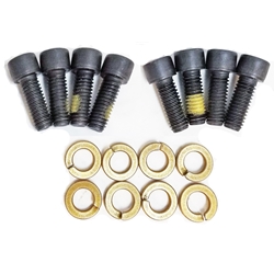 CRP229K: 8 piece Clutch Mounting Bolt & Washer Kit: 3/8"-16 x 1" Grade 8 Socket Head Screw with Nylon Threadlock