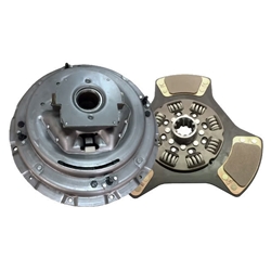 109400-5 New Sure-Shift 14 in. (350mm) Pull-Type SOLO Single Plate 620 lbs.ft. Clutch Set: 1-3/4 in. Spline 3 Ceramic Super Button Standard Stroke