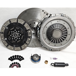 05-101iF.4TFFB Stage 4 Heavy Duty Towing Formula Feramic Button Clutch Kit including Flywheel: Dodge 5.9L Cummins Diesel Ram 2500, 3500 6 Spd NV5600 - 13 in.