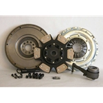 02-040CK.3C Solid Flywheel Stage 3 Ceramic Clutch Conversion Kit: Volkswagen Golf Jetta 2.8L 2002 - 2005 - 9-1/2 in.