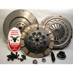 07-154CK.3C Stage 3 Ceramic Solid Flywheel Conversion Clutch Kit: Ford 7.3L Powerstroke Diesel F250 F350 F450 Pickup - 13 in.