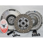 07-503iF Clutch Kit includes Solid Flywheel: Ford 6.0L Powerstroke Diesel F250 F350 F450 F550 Super Duty - 13 in.