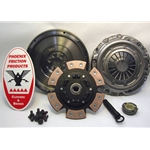 17-204CK.3C Stage 3 Ceramic Solid Flywheel Conversion Clutch Kit: VW Beetle, Golf, Jetta - 8-7/8 in.