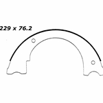 BS 647R Parking Brake: Chevrolet, Ford, GMC, Hino, International, Isuzu, Kenworth, Peterbilt - 9 in. x 3 in.