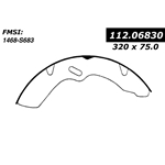 BS 683 Severe Duty Brake Shoes: 12.6 in. x 2.95 in.