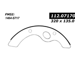 BS 717 Severe Duty Brake Shoes: Rear - UD 1800 2000 2300 with Air Actuated Rear Emergency Brake 12.6 in. x 5.31 in.