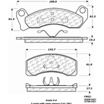 D431 Heavy Duty High Heat Extended Life Disc Brake Pad Set - Ford, Lincoln, Mercury