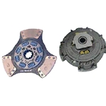 107683-5 New 14 in. (350mm) Cast Iron Pull-Type Angle Spring Single Plate 620 lbs.ft. Clutch Set: 1-3/4 in. Spline 3 Ceramic Super Button