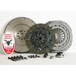 07-154CK.2 Stage 2 Heavy Duty Organic Solid Flywheel Conversion Kit Clutch Kit: Ford 7.3L Powerstroke Diesel F250 F350 F450 Pickup - 13 in.