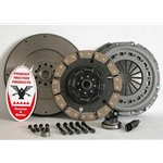07-154CK.4C Stage 4 Heavy Duty Ceramic Solid Flywheel Conversion Clutch Kit: Ford 7.3L Powerstroke Diesel F250 F350 F450 Pickup - 13 in.